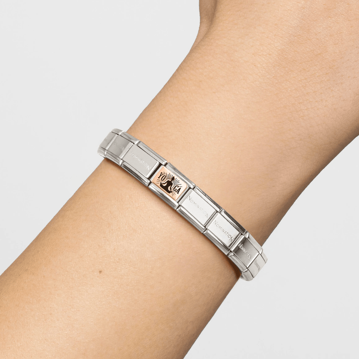 Nomination Classic Rose Gold Yoga Meditation Charm - MococoNomination430111/318033497565617Charms and Links