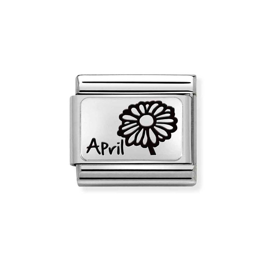 Nomination Classic Silver Birth Month Flower Charm - MococoNomination330112/168033497510716Charms and Links