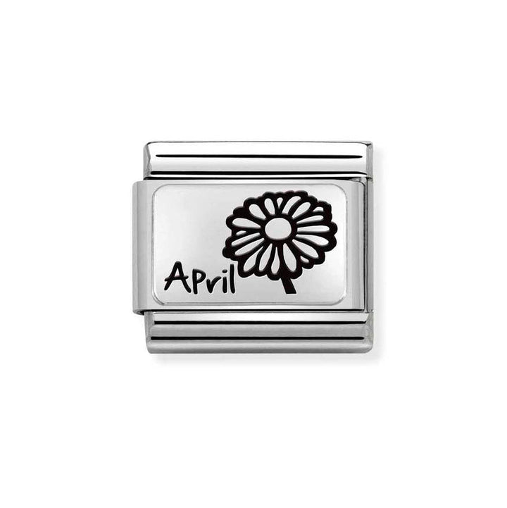 Nomination Classic Silver Birth Month Flower Charm - MococoNomination330112/168033497510716Charms and Links