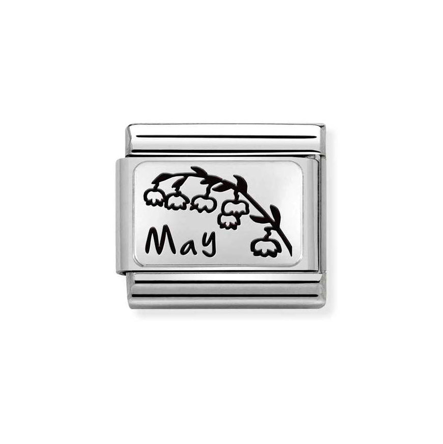 Nomination Classic Silver Birth Month Flower Charm - MococoNomination330112/178033497510723Charms and Links
