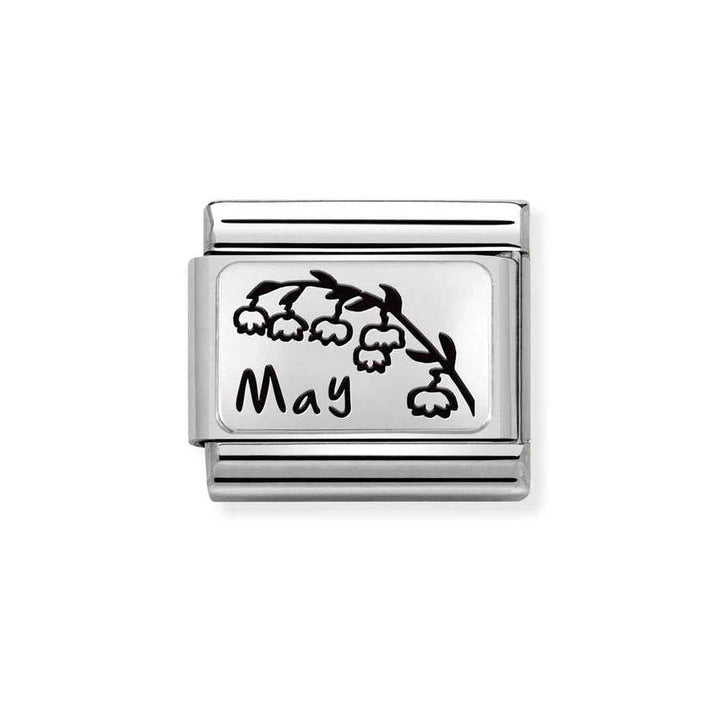 Nomination Classic Silver Birth Month Flower Charm - MococoNomination330112/178033497510723Charms and Links