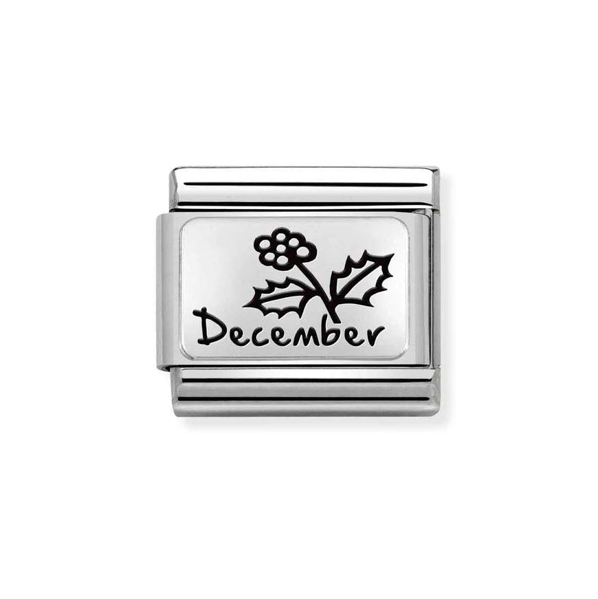 Nomination Classic Silver Birth Month Flower Charm - MococoNomination330112/248033497510792Charms and Links