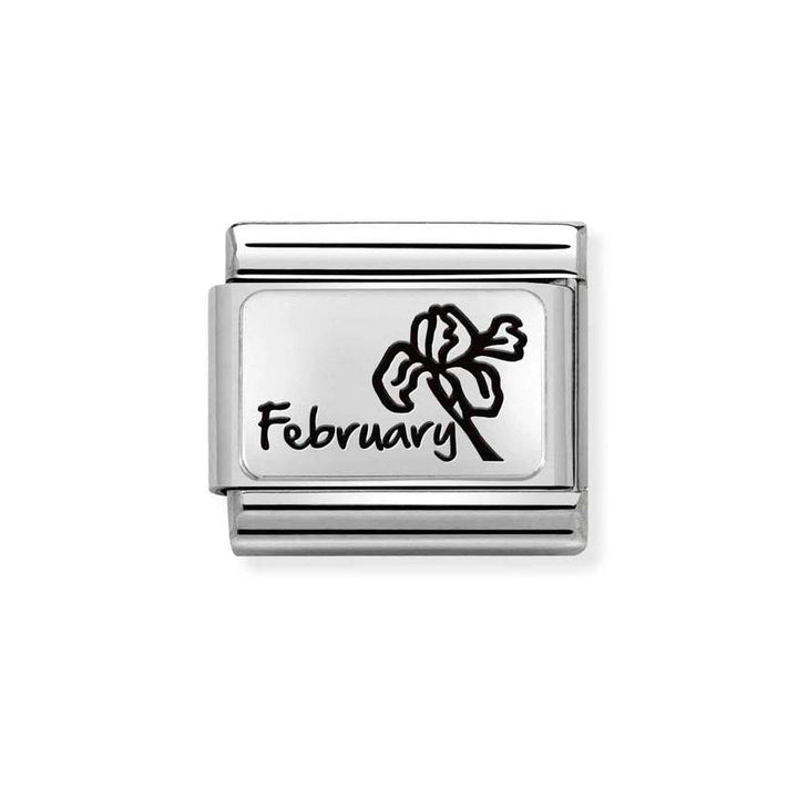 Nomination Classic Silver Birth Month Flower Charm - MococoNomination330112/148033497510693Charms and Links