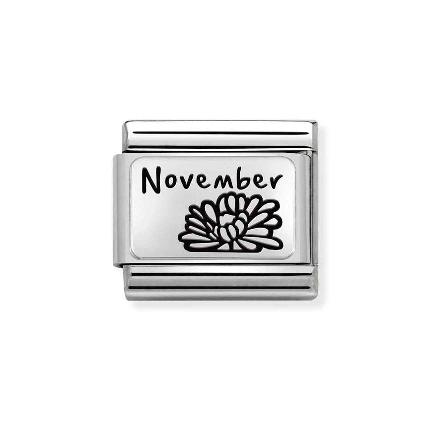 Nomination Classic Silver Birth Month Flower Charm - MococoNomination330112/238033497510785Charms and Links