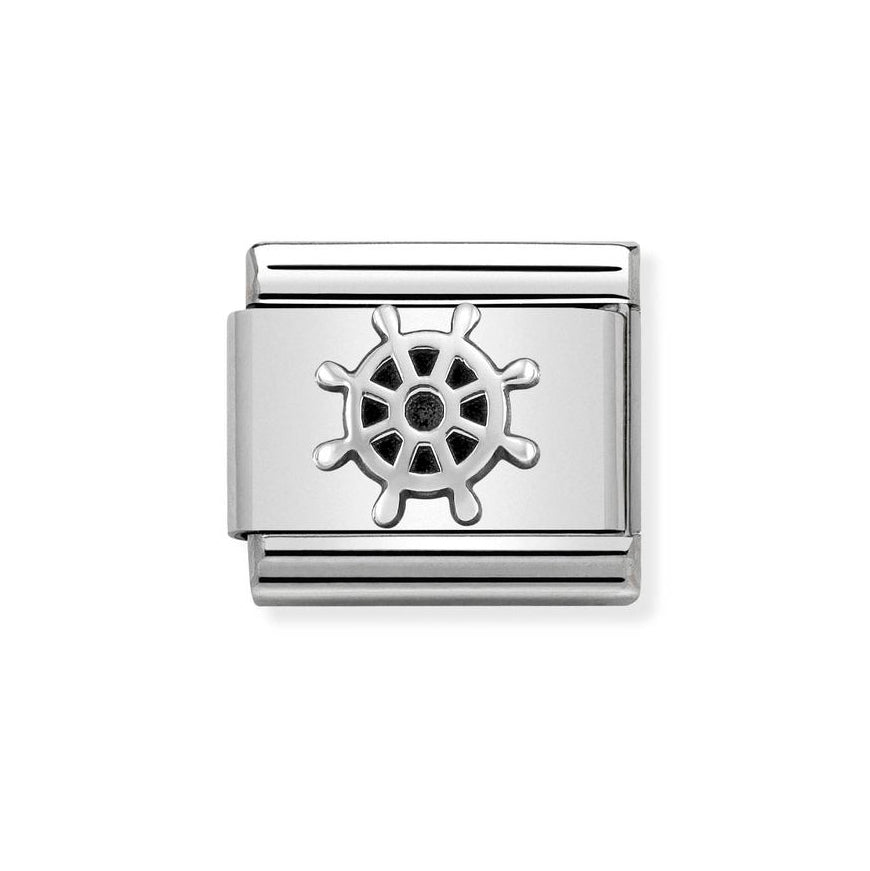 Nomination Classic Silver Boat Wheel Charm - MococoNomination330101/268033497443618Charms and Links