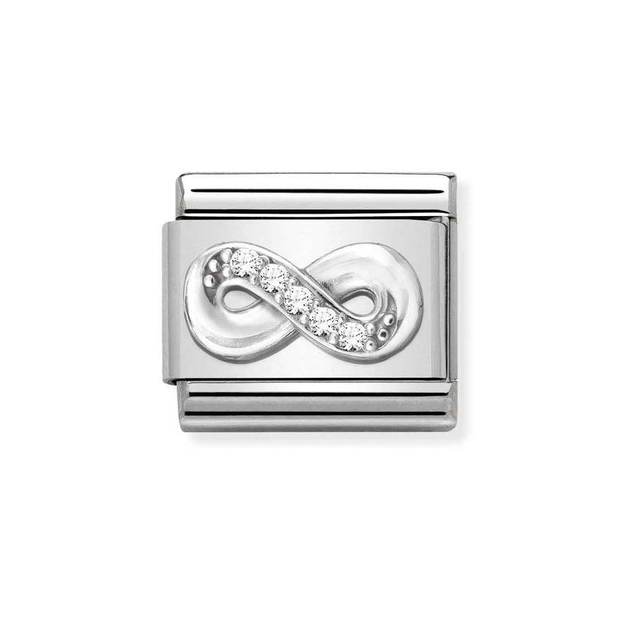 Nomination Classic Silver CZ Infinity Charm - MococoNomination330304/418033497504937Charms and Links
