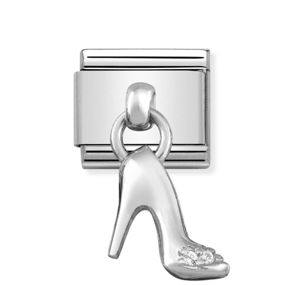 Nomination Classic Silver CZ Shoe Pendant Charm - MococoNomination331800/078033497384621Charms and Links
