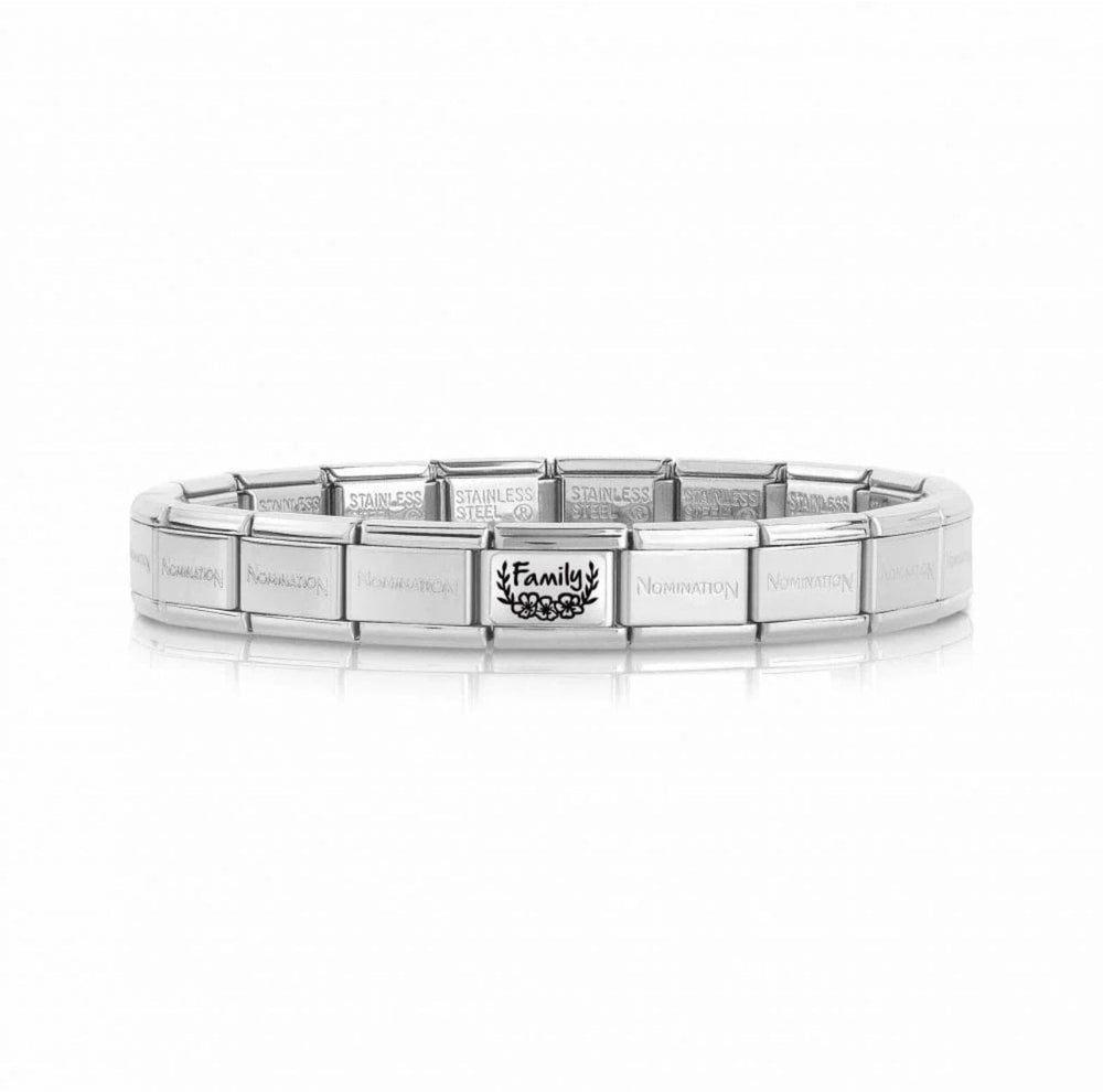 Nomination Classic Silver Family with Flowers Charm - MococoNomination330111/338033497510679Charms and Links