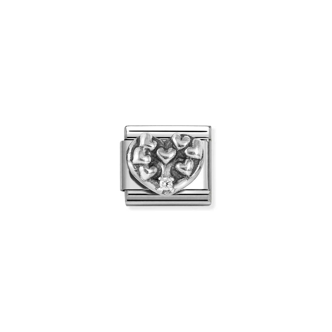 Nomination Classic Silver Heart Tree of Life with CZ Charm - MococoNomination330311/208033497553607Charms and Links