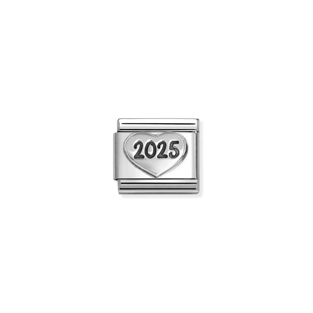 Nomination Classic Silver Heart with 2025 Charm - MococoNomination330101/778033497553478Charms and Links
