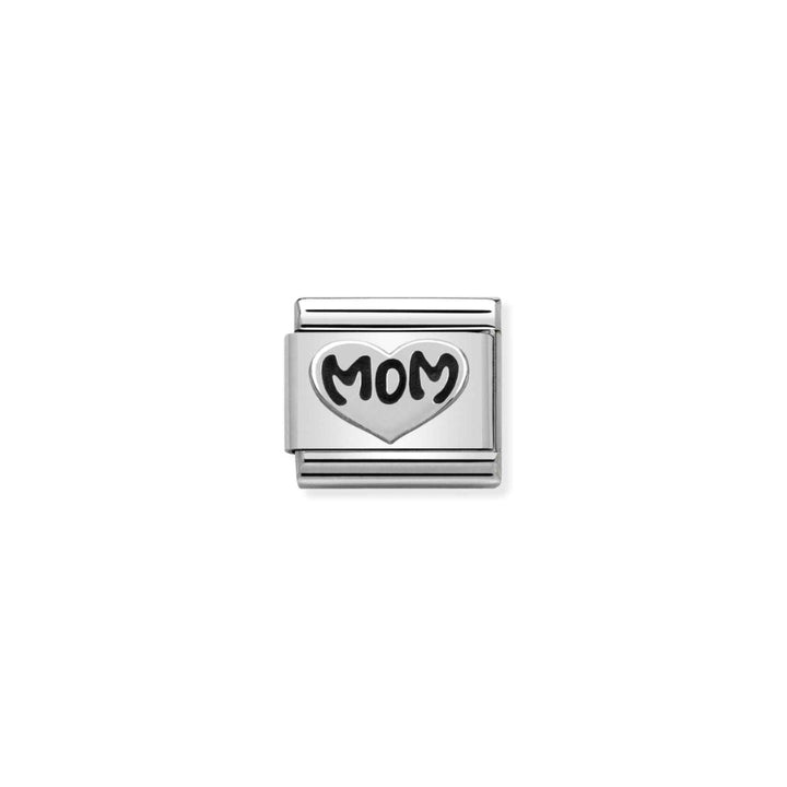 Nomination Classic Silver Mom Heart Charm - MococoNomination330101/108033497378811Charms and Links
