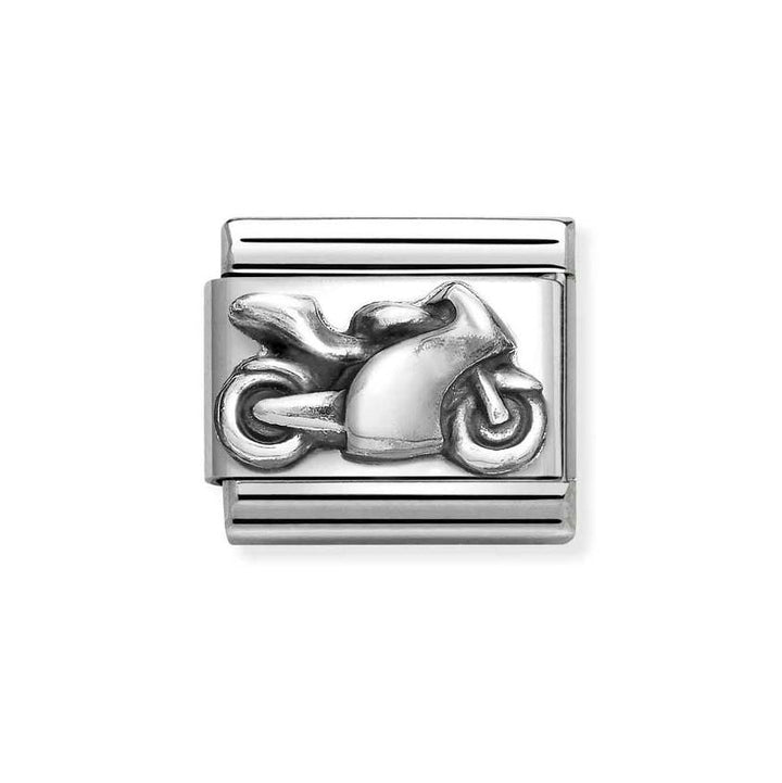 Nomination Classic Silver Motorbike Charm - MococoNomination330101/698033497537638Charms and Links