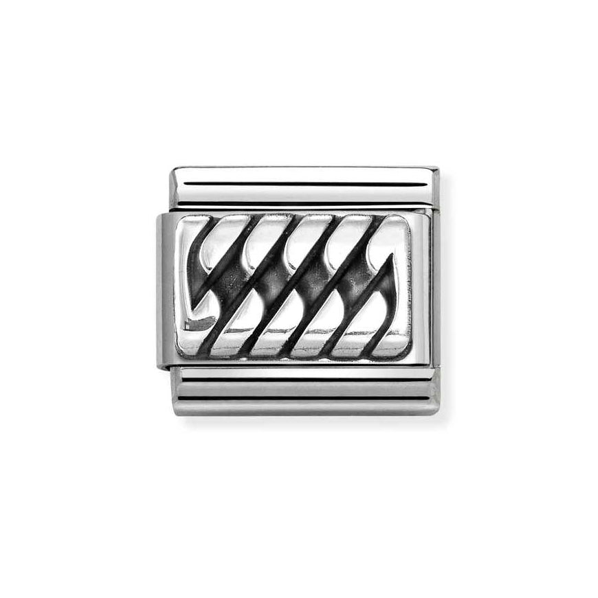 Nomination Classic Silver Plaited Braid Charm - MococoNomination330102/598033497537676Charms and Links