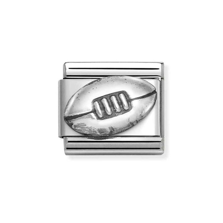 Nomination Classic Silver Rugby Ball Charm - MococoNomination330101/728033497537669Charms and Links