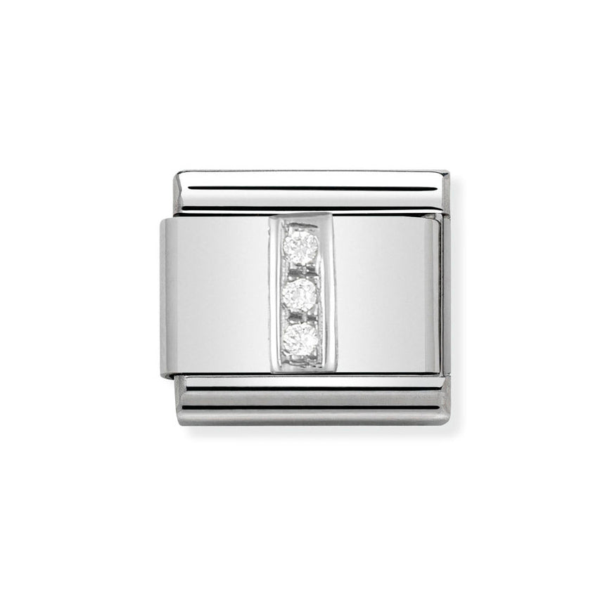 Nomination Classic Silver Sparkle Letter Initials A - Z Charms - MococoNomination330301/098033497273970Charms