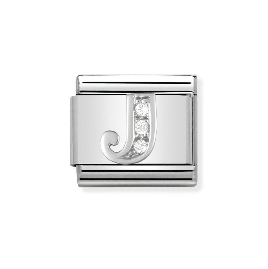 Nomination Classic Silver Sparkle Letter Initials A - Z Charms - MococoNomination330301/108033497274304Charms