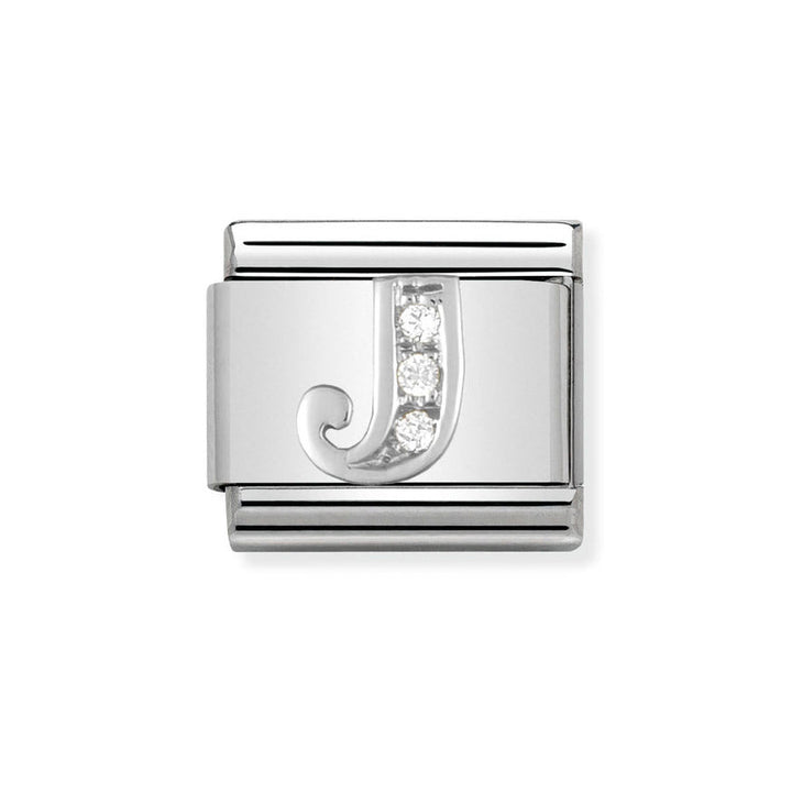 Nomination Classic Silver Sparkle Letter Initials A - Z Charms - MococoNomination330301/108033497274304Charms
