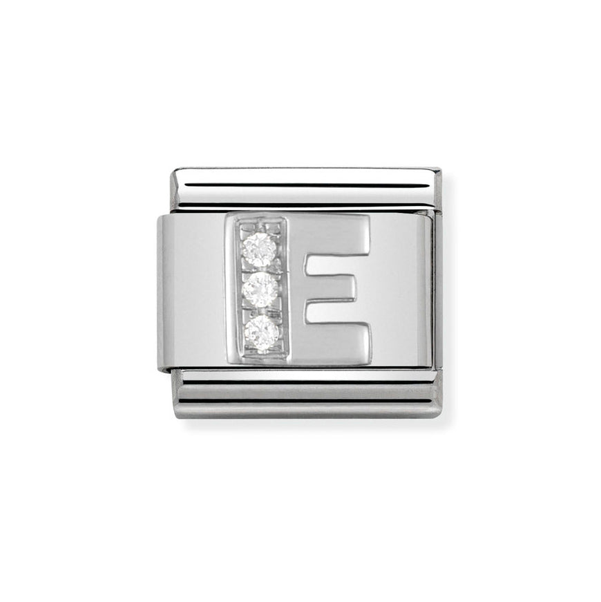 Nomination Classic Silver Sparkle Letter Initials A - Z Charms - MococoNomination330301/058033497273932Charms