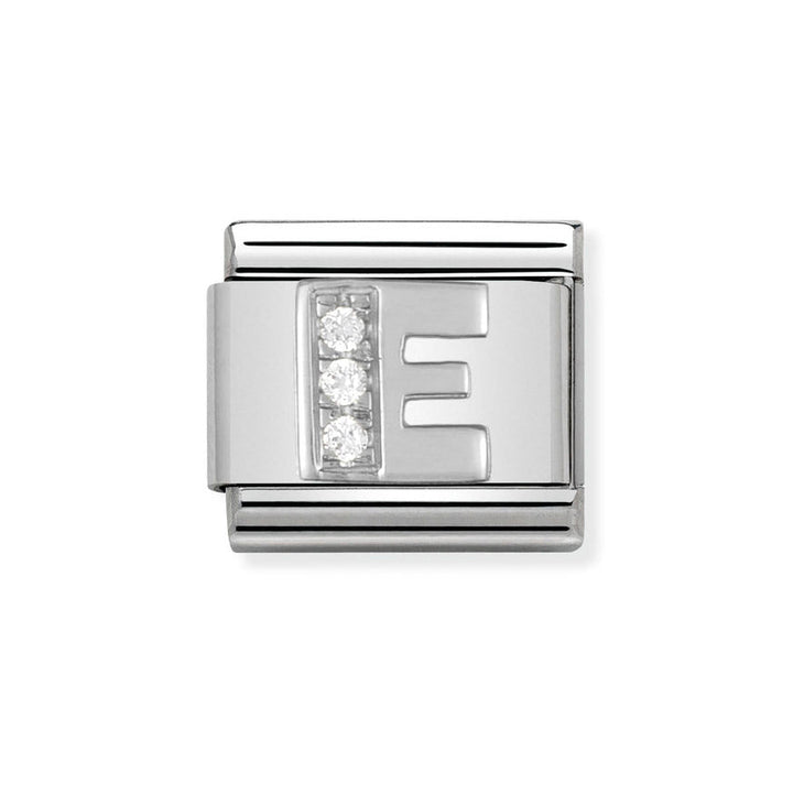 Nomination Classic Silver Sparkle Letter Initials A - Z Charms - MococoNomination330301/058033497273932Charms