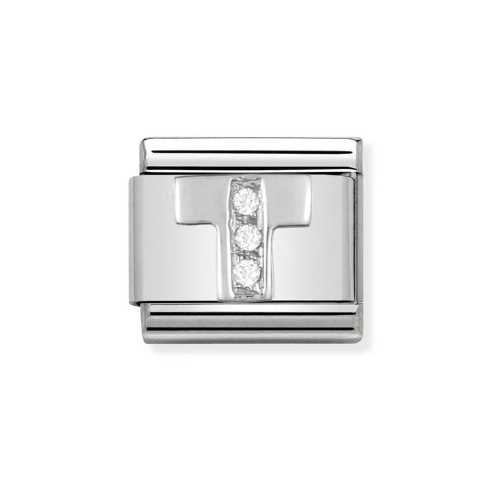 Nomination Classic Silver Sparkle Letter Initials A - Z Charms - MococoNomination330301/208033497274311Charms