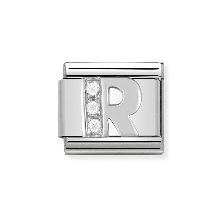 Nomination Classic Silver Sparkle Letter Initials A - Z Charms - MococoNomination330301/188033497274052Charms
