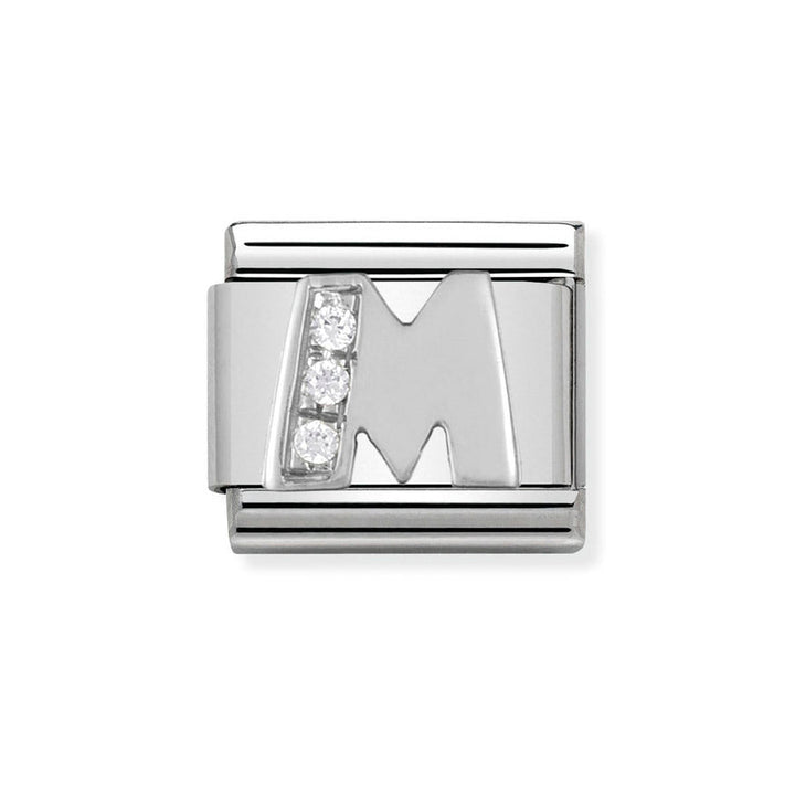 Nomination Classic Silver Sparkle Letter Initials A - Z Charms - MococoNomination330301/138033497274007Charms