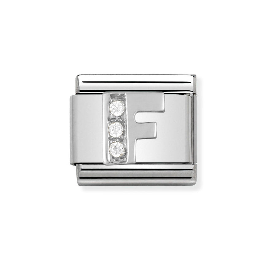 Nomination Classic Silver Sparkle Letter Initials A - Z Charms - MococoNomination330301/068033497273949Charms