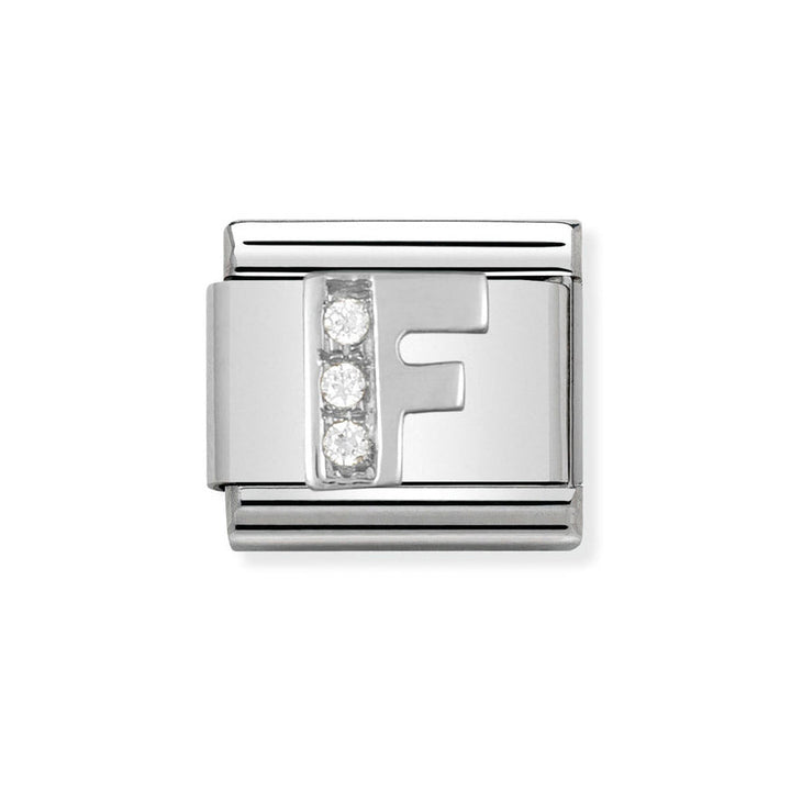 Nomination Classic Silver Sparkle Letter Initials A - Z Charms - MococoNomination330301/068033497273949Charms