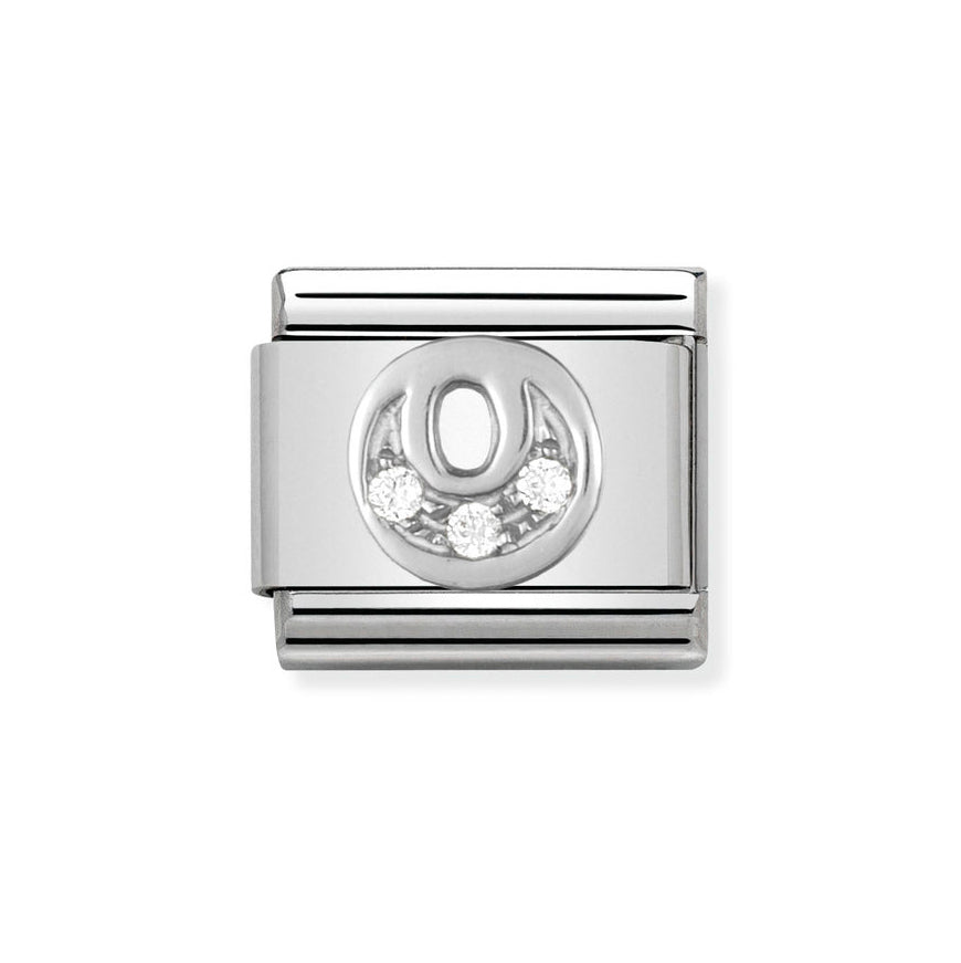Nomination Classic Silver Sparkle Letter Initials A - Z Charms - MococoNomination330301/158033497274021Charms