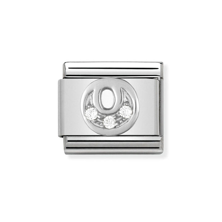Nomination Classic Silver Sparkle Letter Initials A - Z Charms - MococoNomination330301/158033497274021Charms