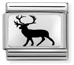 Nomination Classic Silver Stag Charm - MococoNomination330192/018033497440075Charms