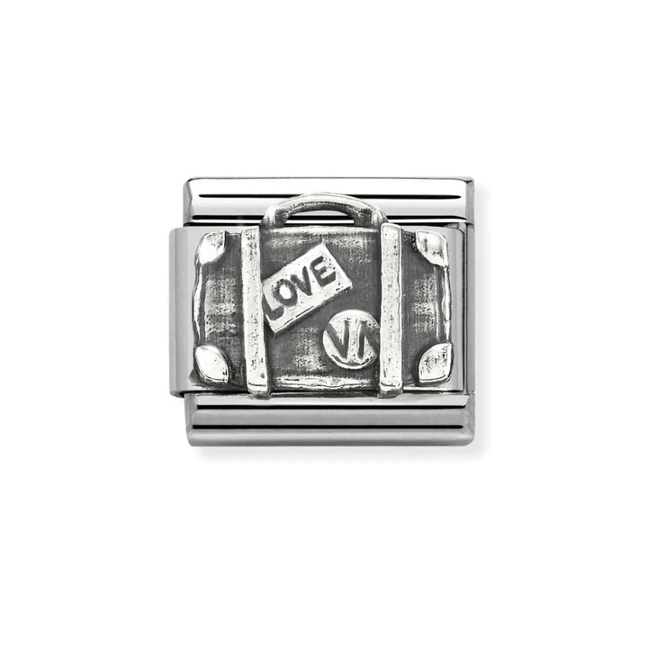 Nomination Classic Silver Suitcase Charm - MococoNomination330101/628033497528209Charms and Links