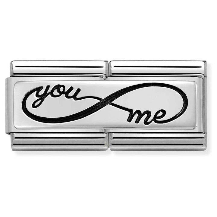 Nomination Classic Silver You Me Infinitity Double Charm - MococoNomination330710/438033497505019Charms and Links