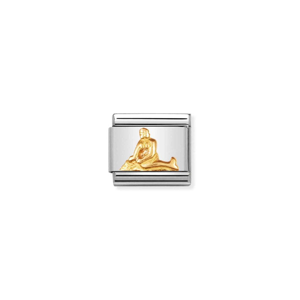 Nomination Composable Bonded Yellow Gold Little Mermaid Charm image