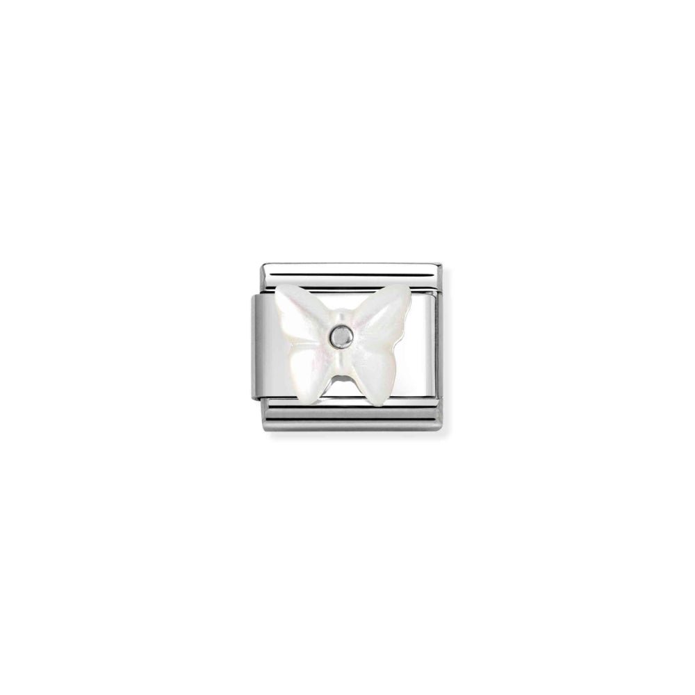 Nomination Composable Classic Butterfly White Mother Of Pearl Link - MococoNomination330509/138033497550057Charms and Links