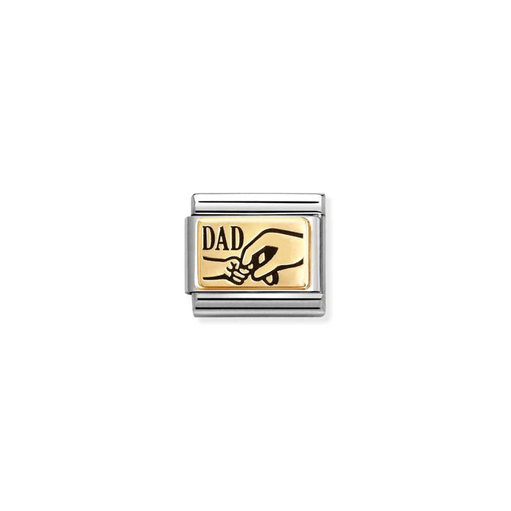 Nomination Composable Classic Dad with Hands Link - MococoNomination030166/378033497548986Charms and Links