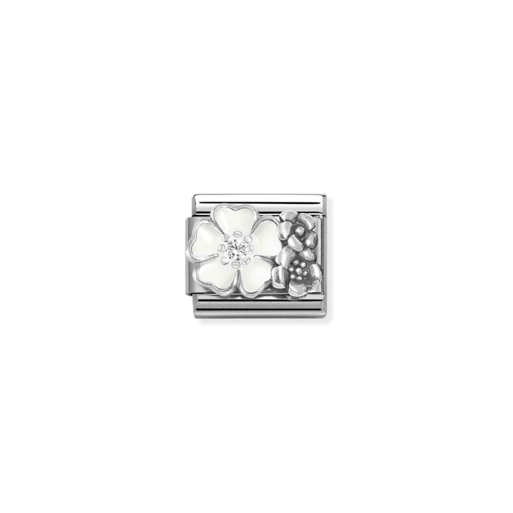 Nomination Composable Classic Flowers with CZ Link - MococoNomination330325/018033497550033Charms and Links