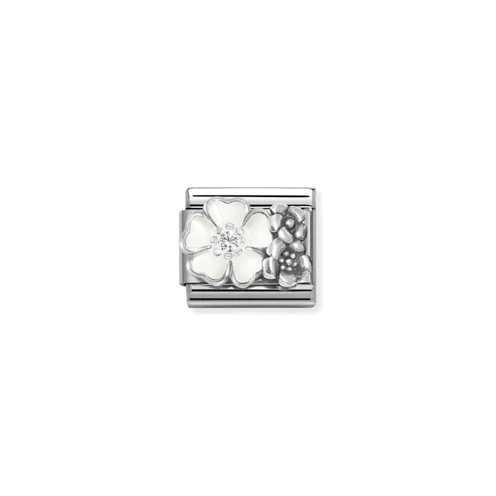 Nomination Composable Classic Flowers with CZ Link - MococoNomination330325/018033497550033Charms and Links
