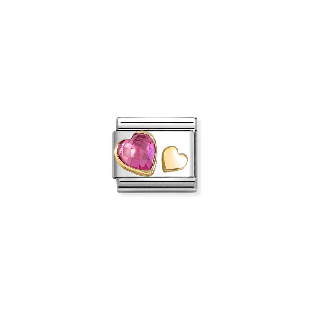 Nomination Composable Classic Hearts Stone Dark Pink Link - MococoNomination030613/098033497566485Charms and Links