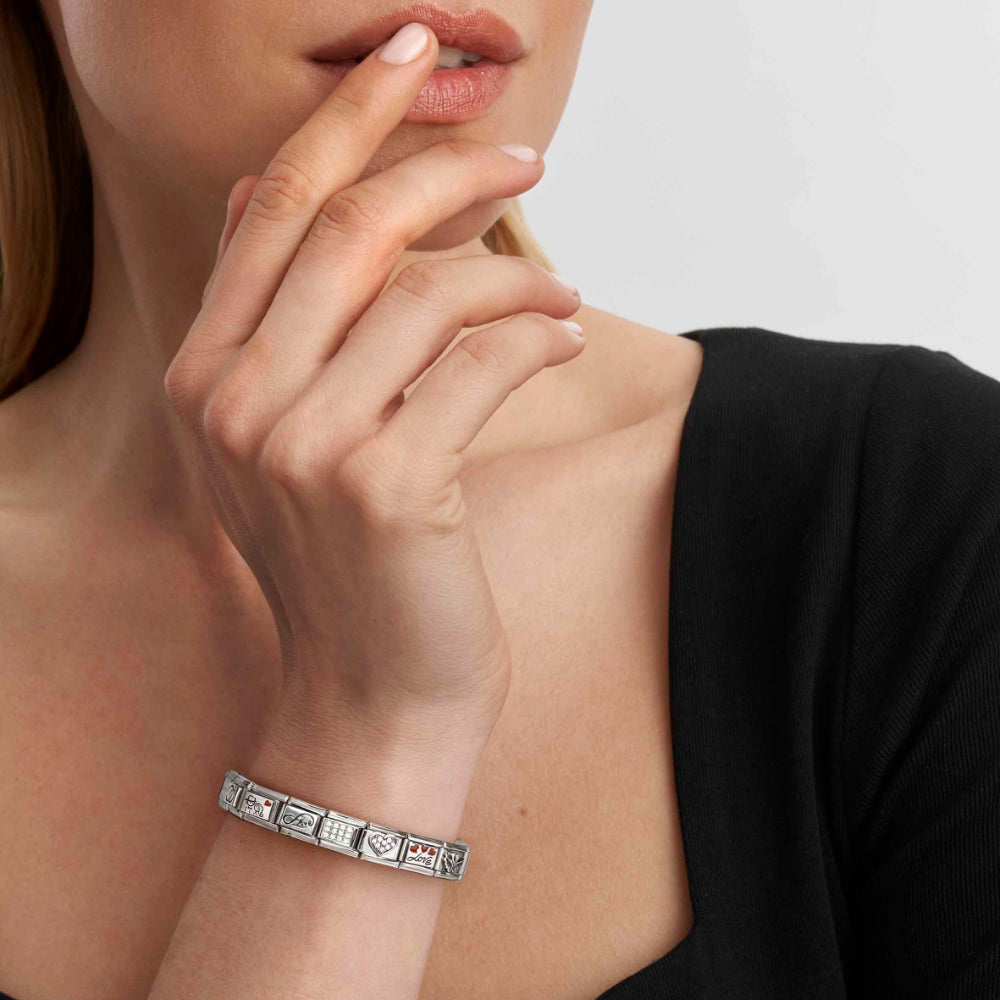 Nomination Composable Classic Silver Feather Link image 1