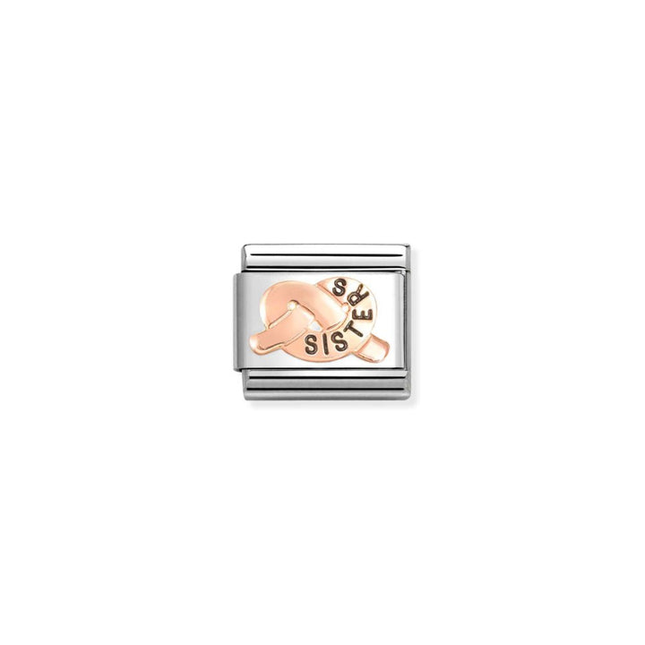 Nomination Composable Classic Sisters Promises Knot Rosegold Link - MococoNomination430202/388033497549662Charms and Links