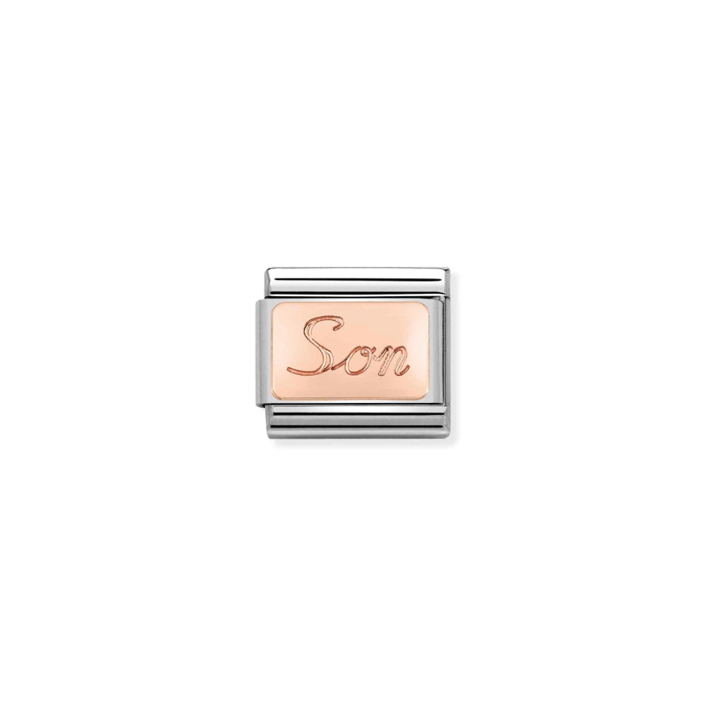 Nomination Composable Classic Son Link in Rose Gold Link image