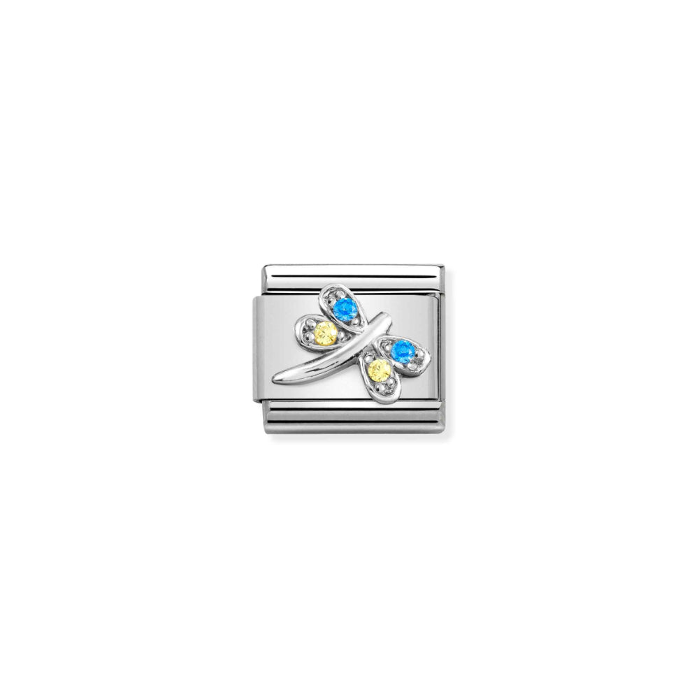 Nomination Composable Dragonfly Silver Coloured CZ Link image