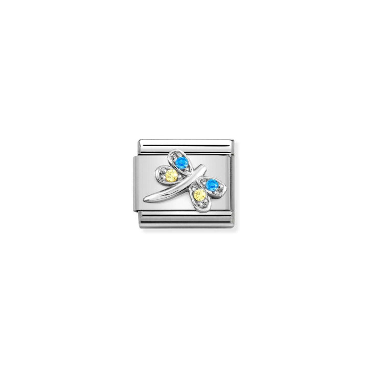 Nomination Composable Dragonfly Silver Coloured CZ Link - MococoNomination330304/398033497496577Charms and Links