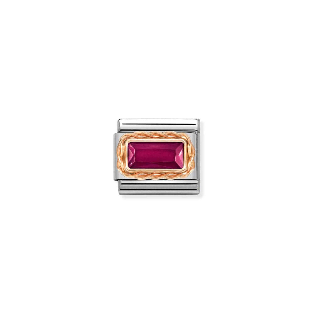 Nomination Composable Red CZ in Rose Gold Link - MococoNomination430604/0058033497522061Charms and Links