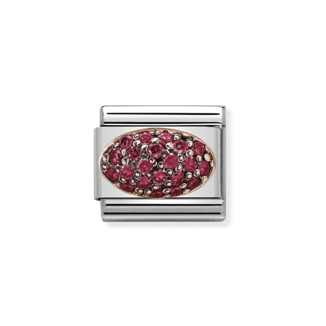 Nomination Dome With Fuchsia CZ Charm - MococoNomination430314/028033497412638Charms and Links