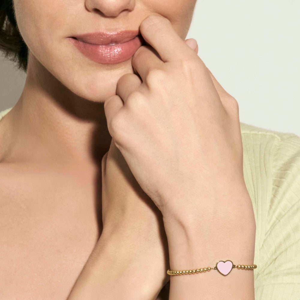 Nomination Emosfere Stainless Steel White Heart Bracelet image 1
