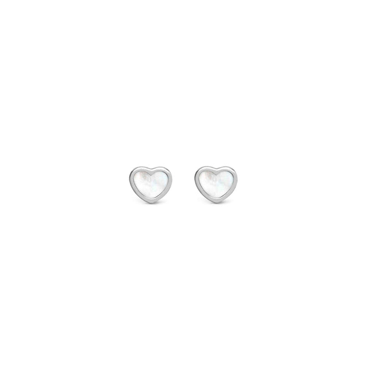 Nomination Emosfere Stainless Steel White Mother-of-Pearl Heart Earrings image 2