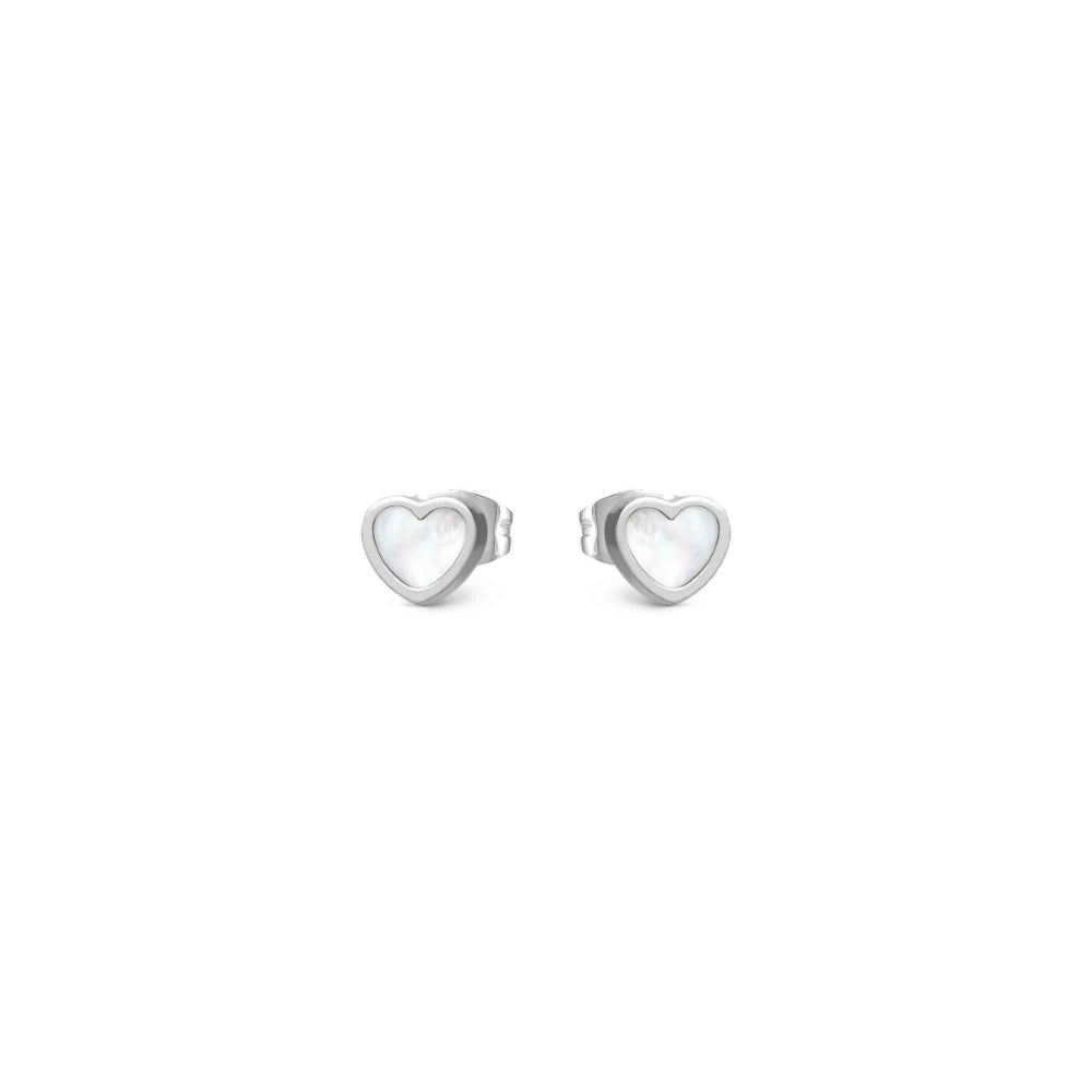 Nomination Emosfere Stainless Steel White Mother-of-Pearl Heart Earrings image 3