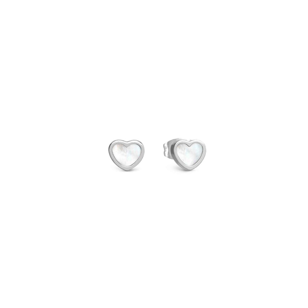 Nomination Emosfere Stainless White Mother - of - Pearl Heart Earrings - MococoNomination134209/0368033497561688Earrings